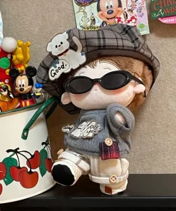 20cm Cotton Doll Clothes Jacket Hoodie Doll Clothes Replacement Clothes Puppy Element Set Doll Clothes Cool Girl Or Boy Doll