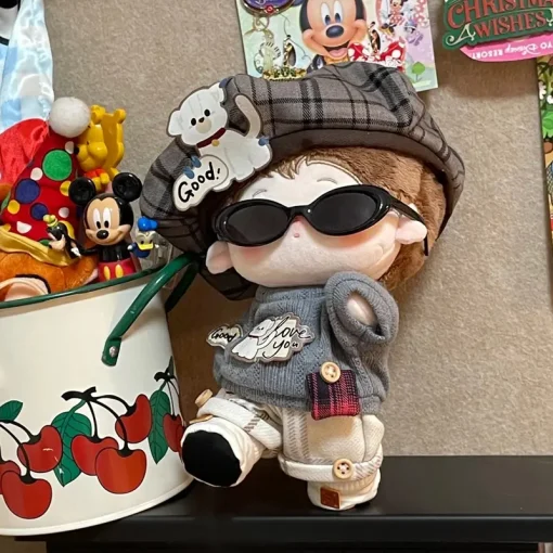 20cm Cotton Doll Clothes Jacket Hoodie Doll Clothes Replacement Clothes Puppy Element Set Doll Clothes Cool Girl Or Boy Doll