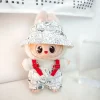 Printed Graffiti Hoodie Jacket Doll Clothes Outfit Accessories For 15/17cm Labubu V2 Plush Doll's Clothing Ropa Labubu
