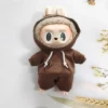 Labubu 17cm Doll’s Clothes The Monsters Rainbow Suit Mini Plush Doll Clothing for Labubu I II Idol Dolls Fans Gift 3