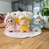 17cm Labubu I II Cute Handmade Rabbit Suit Plush Doll'S Clothes Idol Dolls Sitting Party Accessories For Korea Kpop Exo