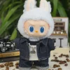 Mini 17cm Doll Outfits Designer Cowboy Labubu Doll Clothes Labubu Doll Accessories Anime Plush Toys Accessorie Labubu Clothing
