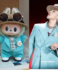 Labubu G-Dragon'S Same Labubu Baby Dress Doll Costume Summer Cool Doll Fashion (Baby Dress Only) Labubu Holiday Children'S Gift