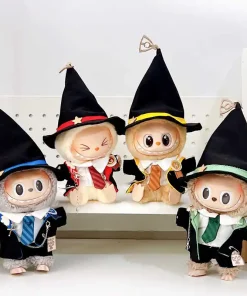 17cm Labubu V1 V2 Doll Clothing Cute Fashion Vinyl Doll Magic Academy Clothes Replacement Clothing Accessories Party Gift