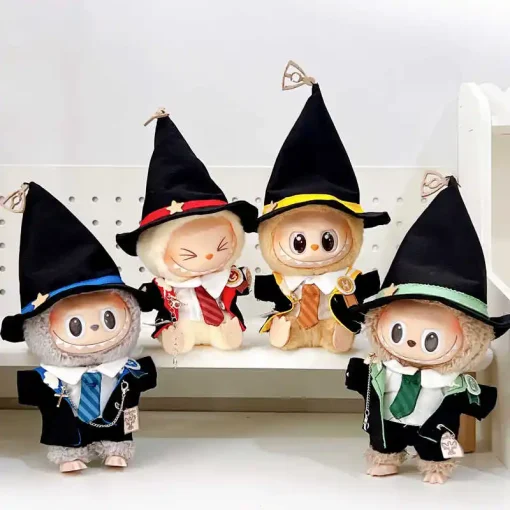 17cm Labubu V1 V2 Doll Clothing Cute Fashion Vinyl Doll Magic Academy Clothes Replacement Clothing Accessories Party Gift