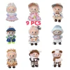 17cm Mini Plush Doll Clothing Accessories Bjd  Korea Kpop Exo Labubu  Idol V1  V2 Sweater Headband Suit Clothing Gift Dress