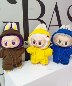 labubu hoodie 15cm 17cm labubu clothes suit Labubu V1 V2 doll accessories