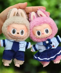 Only Clothes 17cm Hanger, Labubu Clothes, College Uniform Set, Labubu Cute Student Uniforms, Children'S Clothing Accessories