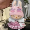 For 3.0 labubu V1 V2 V3 Checked Cherry Skirt set for Ropa labubu doll outfit Accessories 2