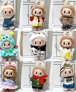 Mini Lab 17cm Vinyl Doll Blind Box Pendant One Or Two Generations Can Change Clothes For Accessories Baby Clothes Girl Gift