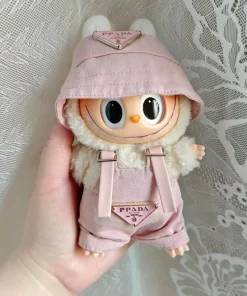 For 17cm Labubus Mini Doll Clothes Outfit Hat Bag Clothes Shoes Labubu II Doll Accessories Cultivate Sitting Party Game Toys