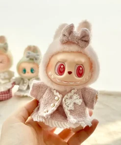 Labubu Doll Clothes Outfit Accessories Classic Dress Set for V2 Mini Cute Dolls Clothing Girl Kid Gift