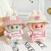 New Year’s Day Style Clothes Outfit Accessories For Labubu V2 V1 Plush Idol Doll’s Clothing Red New Year Cloak Gift Ropa Labubu 3