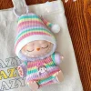 For 17cm labubu doll outfit clothes bear label hat love sweater set Cute Decoration Little Clothes 2