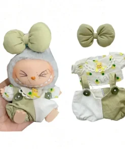 Mini Plush Doll'S Clothes Outfit Accessories For Korea Kpop Exo 17cm/38cm Labubu MOKOKO Idol Cute Dress Pants Clothing Gift