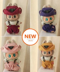 Labubu Mini Doll Clothing Set Toys Cute Hats Clothes Shoes Vinyl Doll Accessories Training Sitting Party Games Toys
