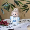 Only Clothes: First and Second Generation Blind Box Bubble Mart LABUBU Sitting Party Doll Clothes Goodnight Dress Three Piece Se 2
