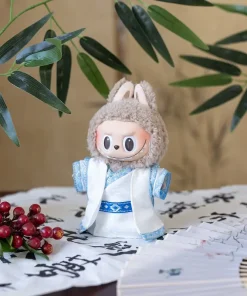 Labubu Ancient-Style Labubu Doll Clothes, Ancient Hanfu, Cotton Figurine Accessories Set, Cute Labubu 10cm Doll Clothes Gift