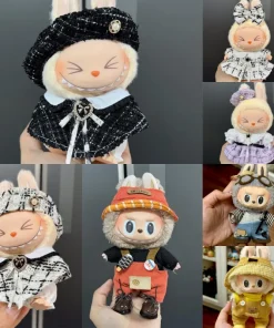 Mini Doll'S Clothes Outfit Accessories for Korea Kpop Exo 17cm Labubu V1 V2 High-end Clothing Gift