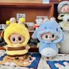 Labubu I II Idol Dolls Sitting Party Clothing Outfit 17cm Mini Plush Doll’S Clothes Sweater Hat Scarf Overalls Accessories 2