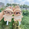 2025 New 17cm LABUBU Clear Macaron Case Dust Case Housings Popmart Bubble Mart Doll Accessories Doll Accessories Christmas Gifts 2