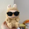 For 17cm Labubu Dopamine Overalls Set Trendy Vinyl Doll Clothes for Labubu Perfect for Stylish Doll Outfits 2