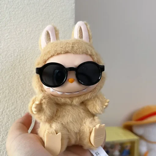 17cm Mini Plush Doll'S Clothes Outfit Accessories for Korea Kpop Exo Labubu Idol Glasses Sunglasses Clothing Gift