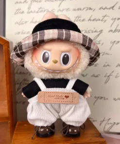 17cm New Labubu Doll Version 1 Adorable Clothes Sportswear Casual Wear Pendant Accessories Gift Set For Fans Accessories Gifts