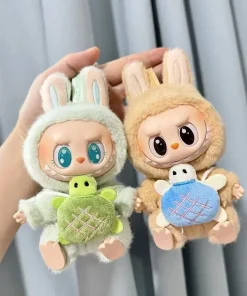 Mini Plush Doll'S Clothes Outfit Accessories For Korea Kpop Exo Labubu V1 V2 Idol Dolls sitting party turtle lucky bag backpack