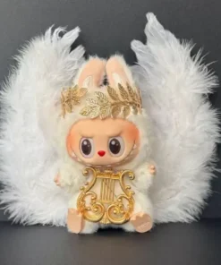 New 17cm Labubu Clothes Angel Style Costume Four Pieces Cute Plush Doll'S Clothing V1 V2 V3 Outfit Accessories Surprise Gift