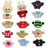 For 15-17 cm Labubu Clothes outfit Labubu Sitting Party Bear Label Scarf Hat Dolls Accessories Cute Decoration 2
