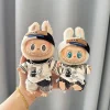 For 17cm Labubu Idol V1 V2 Fashion Mini Doll Clothes Outfit Accessories Stylish Outfit Clothes Sports Leisure Suit Clothing Gift 3