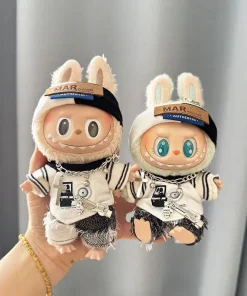 17cm Labubu I II Idol Dolls Cute Mini Plush Doll'S Clothes Korea Kpop Exo Idol Dolls DIY Accessories Gifts New Style