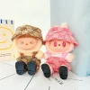 Only Clothes Labubu Dolls Clothes 17cm Set Sitting Party Trendy Strap Pants Hat Dolls Accessories Soft Fashionable Cool Boy Girl 3