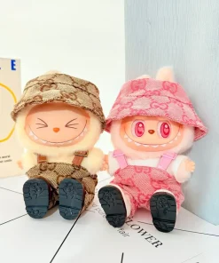 Anime Labubu Doll Clothes Fashion Overalls Labubu Idol V1 V2 Dolls Clothing Accessories 15/17cm Plush Doll Universal Gifts