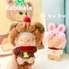 Only Clothes First And Second Generation Labubu Doll Clothes Cute Fashionable Outfit Accessories Country-Style Floral Dresses 3