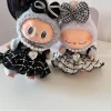 Para Ropa labubu V1 V2 V3 de 15/17cm, mono de macarrón, sombrero, accesorios de Ropa para muñecas 3