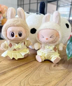 Labubu Doll Clothes Handmade Costume for 17cm Labubu Fashion Dress Accessories Cute Classic British Style Fashion Clothing