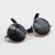 black glasses