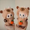 Mini Plush Doll’S Clothes Outfit Accessories For Korea Kpop Exo 15-17cm Labubu Idol V1 V2 overalls set Clothing Gift 3