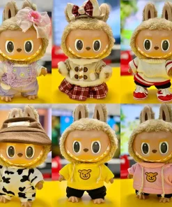 Only Clothes 38cm Fabric Plush Doll Clothes Change Accessories Cute And Fashionable Doll Clothes Christmas Casual Bear Hoodie