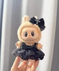 Mini Plush Doll'S Clothes Outfit Accessories For Korea Kpop Exo 15-17cm Labubu Idol Little Devil Strap Skirt Clothing Gift
