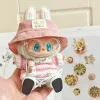 For 17cm Labubu Doll Color Match Hoodies Dolls Accessories Clothes Fashion Clothes Hoodies Doll Clothes Cute Little Cloths