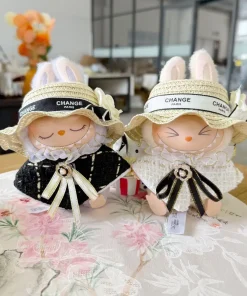 15/17cm Labubu Doll Clothes Fashion Overalls Labubu Idol V1 V2 Dolls Clothing Accessories Plush Doll Universal