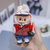 Cute Mini Plush Doll’S Clothes NO Doll Outfit Bib Pants Accessories Labubu II Idol Dolls Jumpsuit Xmas Sitting Party Clothing 3