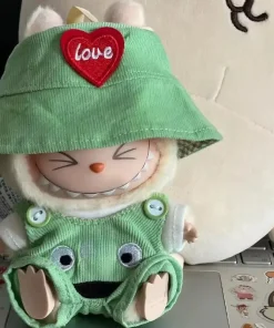 For 17cm Labubu out fit clothes Time to chill doll clothes for labubu II Doll cute clothes