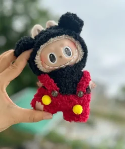 Hot Only Selling Clothes 17cm First Second Generation Labubu Doll Only Clothe Clothing Set Multi Color Cute Decoration