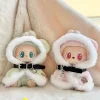 17CM OB11 Clothing Hooded Sweatshirt Pants 4-Piece Set Doll’s Clothes Mini Outfit Accessories Toy Dolls Clothing DIY Dress Up 3