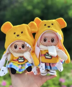 The First And Second Generations Labubu Doll Clothes Cute And Fashionable Animal Sets Fun And Funny Clothes Vinyl Figurine