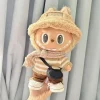 Mini Doll’S Clothes Outfit Accessories For 15-17cm Ropa Labubu and 10cm cotton doll Leopard print skirt hat shose Clothing 2